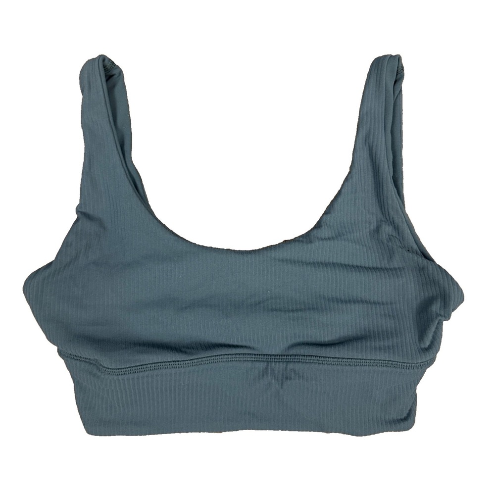 Lululemon Align Bra Reversible Tidewater Teal Green Nulu Size 6